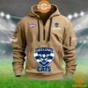 Geelong Cats AFL Half Zip Heavy Hoodie Cuteness overloaded