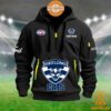 Geelong Cats AFL Half Zip Heavy Hoodie Sizzling