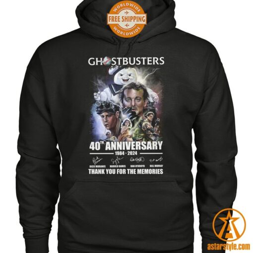 Ghostbusters 40th Anniversary Thank You For The Memories Shirt