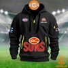 Gold Coast Suns AFL Half Zip Heavy Hoodie You look different and cute