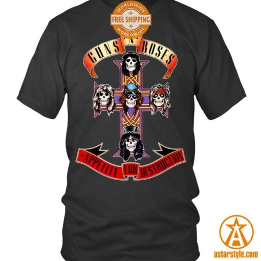 Guns N’ Roses Appetite for Destruction Album Shirt