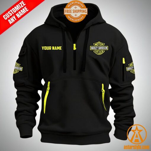 Harley-Davidson CUSTOM Half Zip Heavy Hoodie