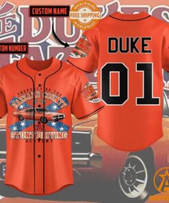 Hazzard County Stunt Driving Baseball Jersey