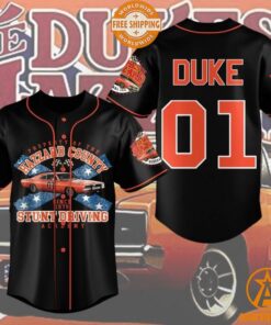 Hazzard County Stunt Driving Baseball Jersey