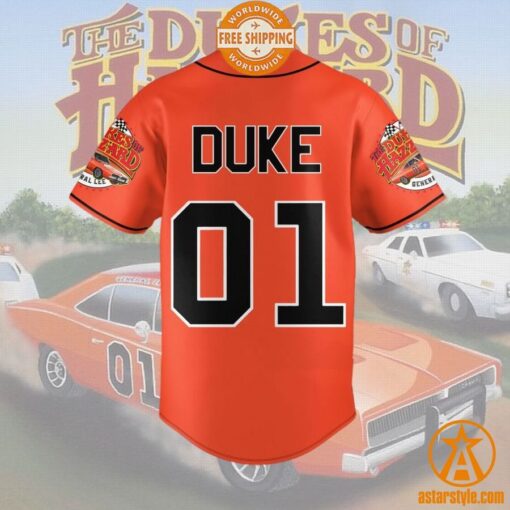 Hazzard County Stunt Driving Baseball Jersey