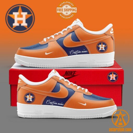 Houston Astros CUSTOM Nike Air Force Shoes