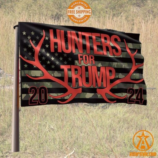 Hunter For Trump 2024 US Flag