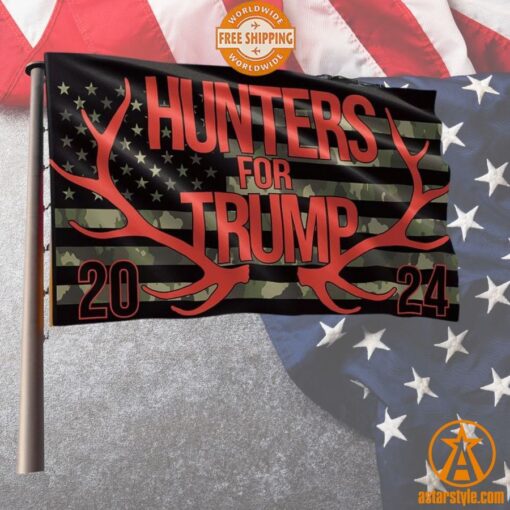 Hunter For Trump 2024 US Flag