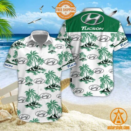 Hyundai Tucson Hawaiian Shirt