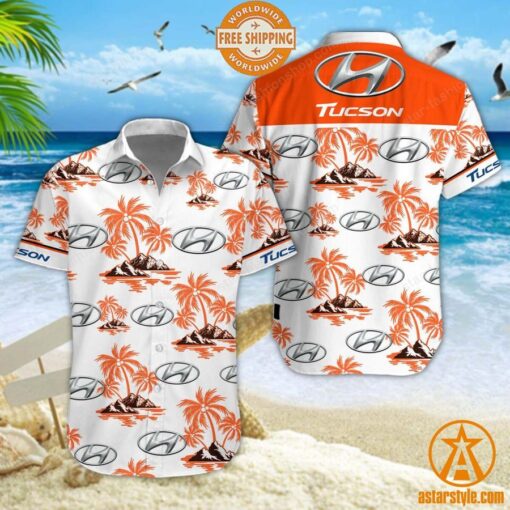 Hyundai Tucson Hawaiian Shirt