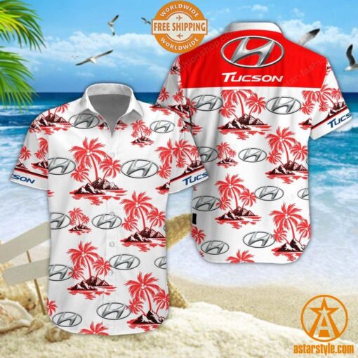 Hyundai Tucson Hawaiian Shirt