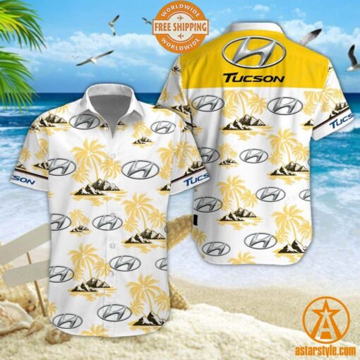 Hyundai Tucson Hawaiian Shirt