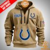 Indianapolis Colts Personalized Half Zip Heavy Hoodie It Is Too Funny