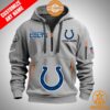 Indianapolis Colts Personalized Half Zip Heavy Hoodie Good Look Mam