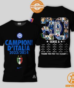 Inter Milan 2023 2024 Campioni D’Italia Shirt