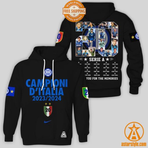 Inter Milan 2023 2024 Campioni D’Italia Shirt