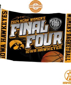 Iowa Hawkeyes Women Basketball Final Four Flag