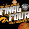 Iowa Hawkeyes Women Basketball Final Four Flag Best couple on earth