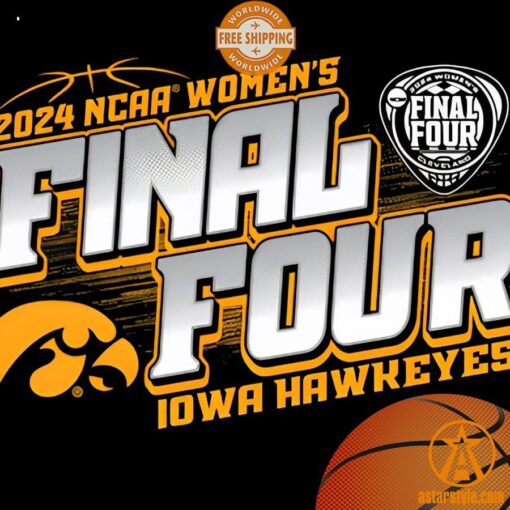 Iowa Hawkeyes Women Basketball Final Four Flag