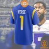 Jared Verse Los Angeles Rams 2024 NFL Draft First Round Pick Player Royal Jersey