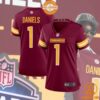 Jayden Daniels Washington Commanders Women's 2024 NFL Draft First Round Pick Player Burgundy Jersey