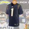 Joe Alt Los Angeles Chargers 2024 NFL Draft First Round Pick Player Navy Jersey