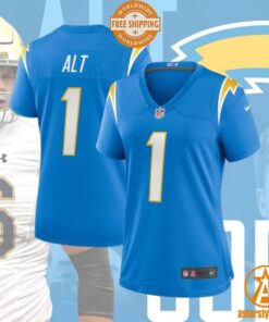 Joe Alt Los Angeles Chargers Women’s 2024 NFL Draft First Round Pick Player Powder Blue Jersey