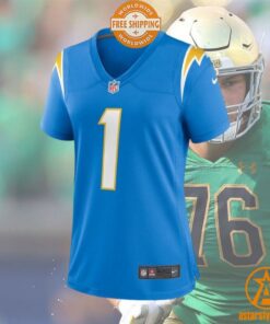 Joe Alt Los Angeles Chargers Women’s 2024 NFL Draft First Round Pick Player Powder Blue Jersey