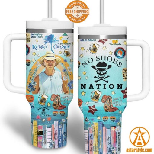 Kenny Chesney No Shoes Nation Tumbler