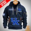 Kentucky Wildcats Personalized Half Zip Heavy Hoodie Super Sober