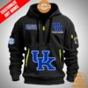 Kentucky Wildcats Personalized Half Zip Heavy Hoodie .jpg