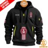 Kenworth Personalized Half Zip Heavy Hoodie Radiant And Glowing Pic Dear