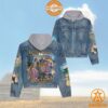 little house on the prairie enjoy every moment as it passes hooded denim jacket 4 817