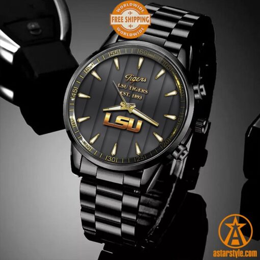 LSU Tigers Stainless Steel Watch