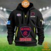 Melbourne Demons AFL Half Zip Heavy Hoodie You look elegant man