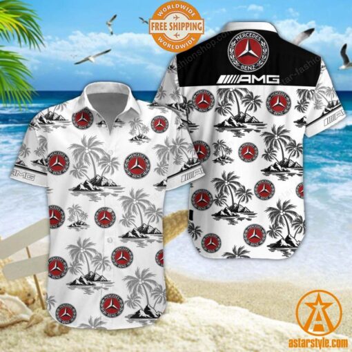 Mercedes-AMG Hawaiian Shirt, Shorts