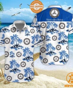 Mercedes-Benz Hawaiian Shirt, Shorts