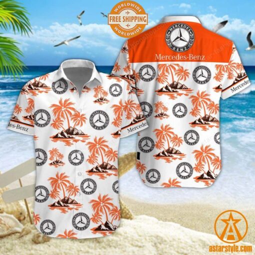 Mercedes-Benz Hawaiian Shirt, Shorts