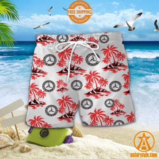 Mercedes-Benz Hawaiian Shirt, Shorts