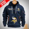 Minnesota Vikings Personalized Half Zip Heavy Hoodie .jpg