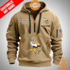 Minnesota Vikings Personalized Half Zip Heavy Hoodie .jpg