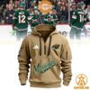 Minnesota Wild Half Zip Heavy Hoodie Stand easy bro