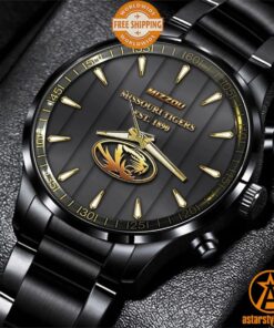 Missouri Tigers Stainless Steel Watch