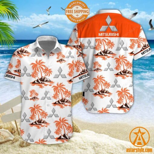 Mitsubishi Hawaiian Shirt