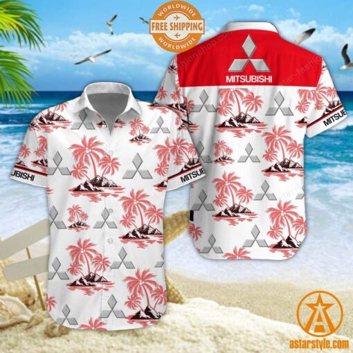 Mitsubishi Hawaiian Shirt