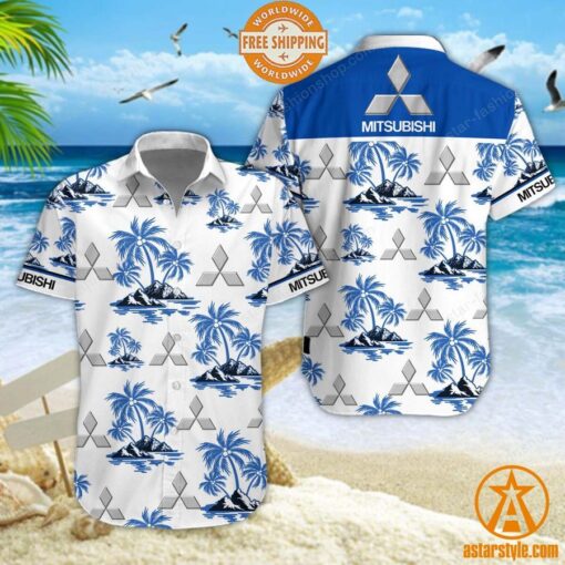 Mitsubishi Hawaiian Shirt