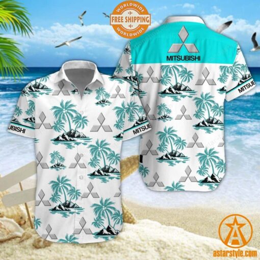 Mitsubishi Hawaiian Shirt