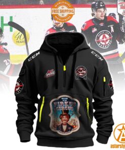 Moose Jaw Warriors Half Zip Heavy Hoodie