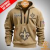 New Orleans Saints Personalized Half Zip Heavy Hoodie I Like Your Hairstyle