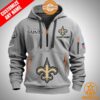 New Orleans Saints Personalized Half Zip Heavy Hoodie It Is Too Funny